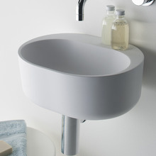 Lilli 400mm Matte White Solid Surface Basin
